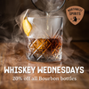 whiskey wednesdays: 20% off all bourbon