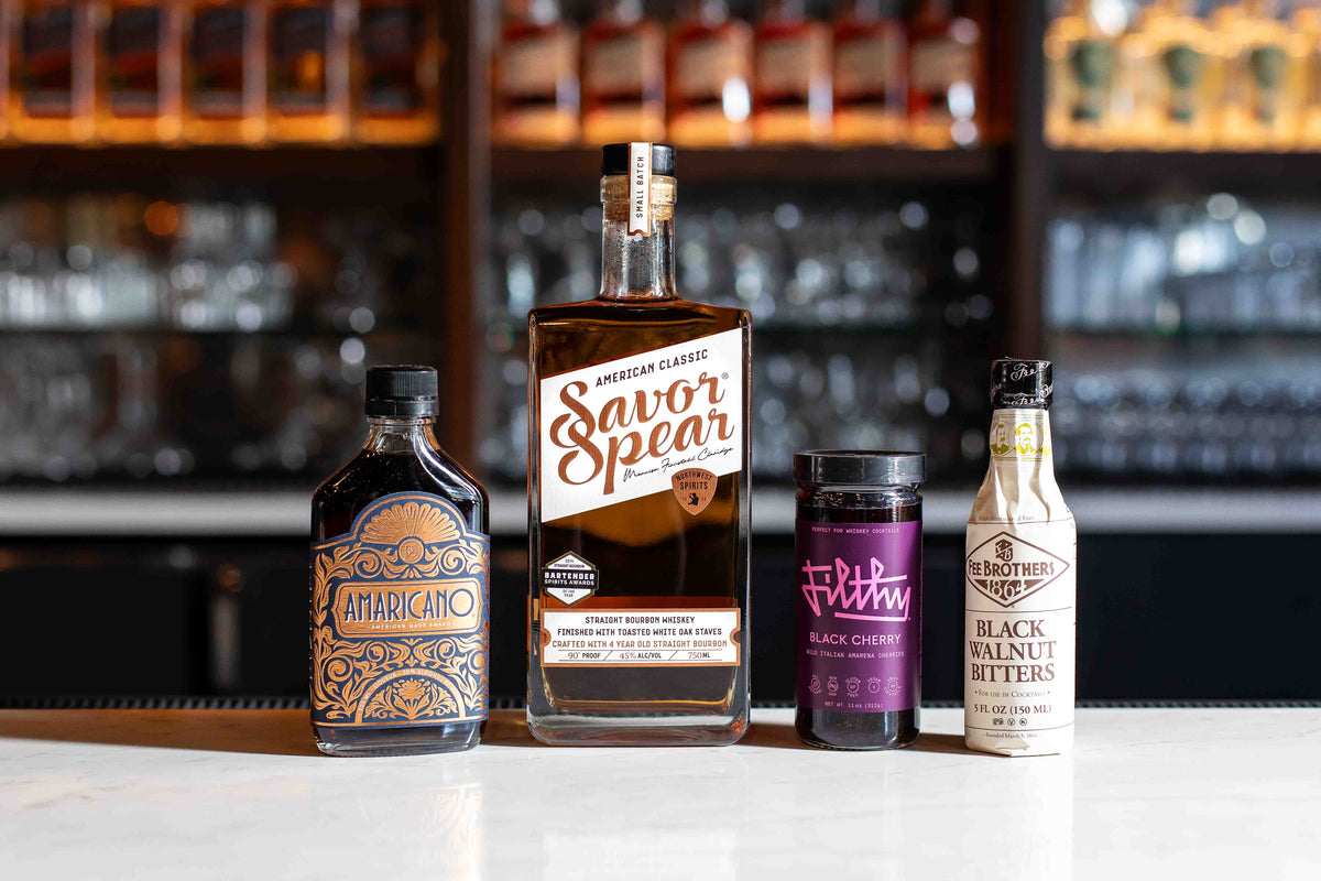 Black Manhattan Cocktail Kit